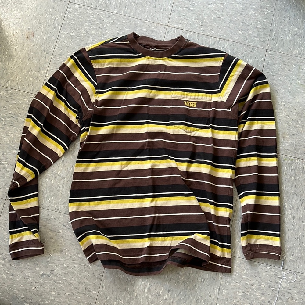 Vans old school striped tee s